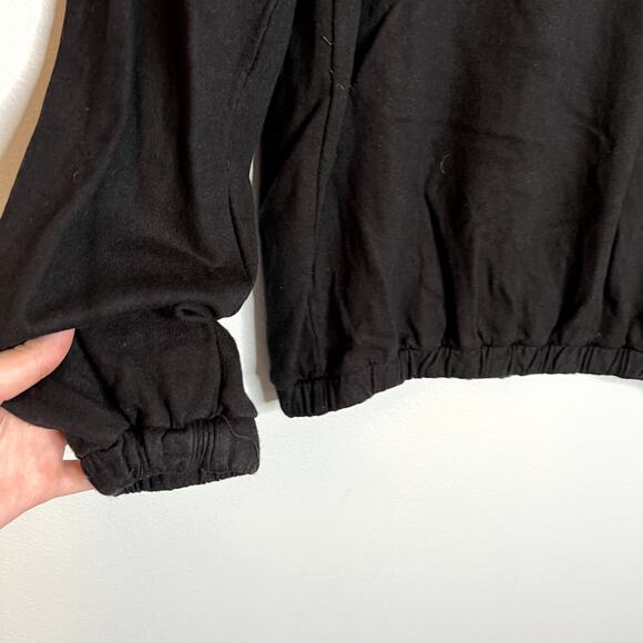 Sundry Black Mock Neck Sweatshirt - Picture 2 of 5
